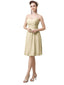 Simple Sweetheart A-line Knee-Length Short Bridesmaid Dresses