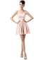 Popular Chiffon A-line Sweetheart Mini Short Bridesmaid Dresses