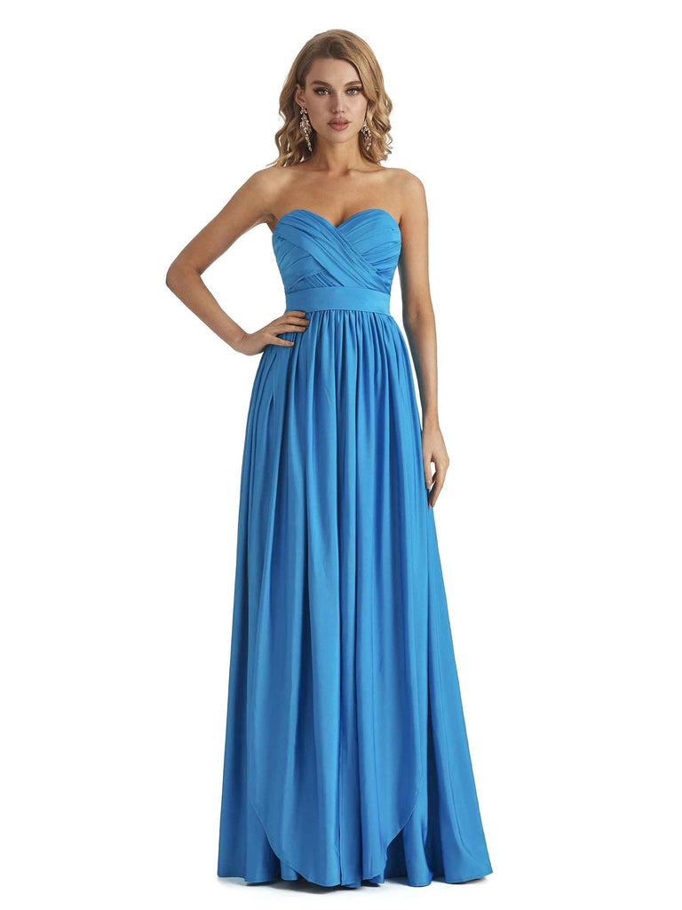 Convertible A-line Stretchy Jersey Long Formal Bridesmaid Dresses Online - ChicSew chicsewuk Convertible A-line Stretchy Jersey Long Formal Bridesmaid Dresses Online - ChicSew chicsewuk