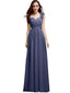 One-Shoulder With Flowers Floor-Length Bridesmaid Dresses