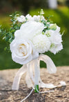 Wedding Flower For The Groom And Bride, Simulated Rose Wedding Bouquet, WF11