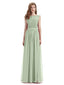 A-line Cheap Top Lace Floor-Length Bridesmaid Dresses Online Sale