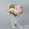 Wedding Flower For The Groom And Bride, Simulated Common Peony Wedding Bouquet, WF25